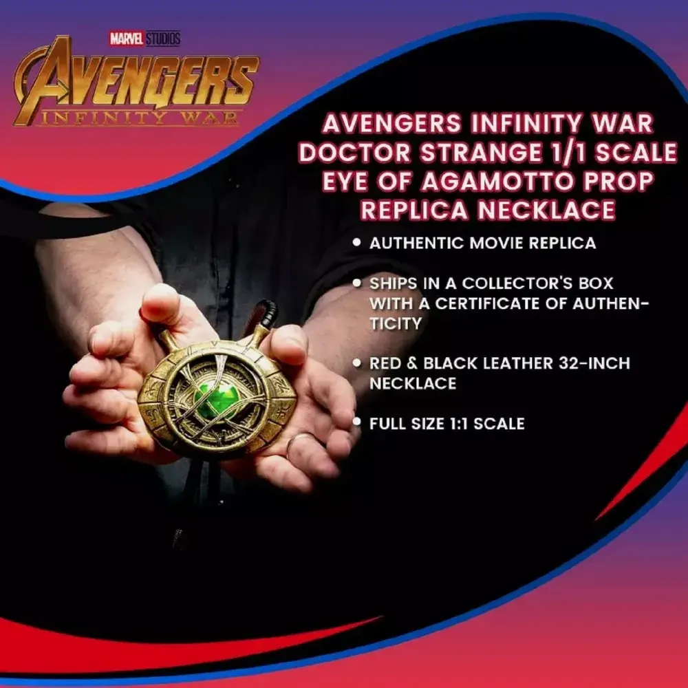Колье-копия Marvel Доктор Стрэндж Глаз Агамотто