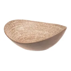 Салатник 300 мл 16*14 см h5,2 см емкость для закусок Brown Taiga P.L. Proff Cuisine [6]