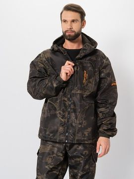 Костюм «Raf (Чёрный камуфляж)» мужской демисезонный КМФ