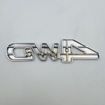 Эмблема (шильдик) 4WD 125х27мм металл 1шт
