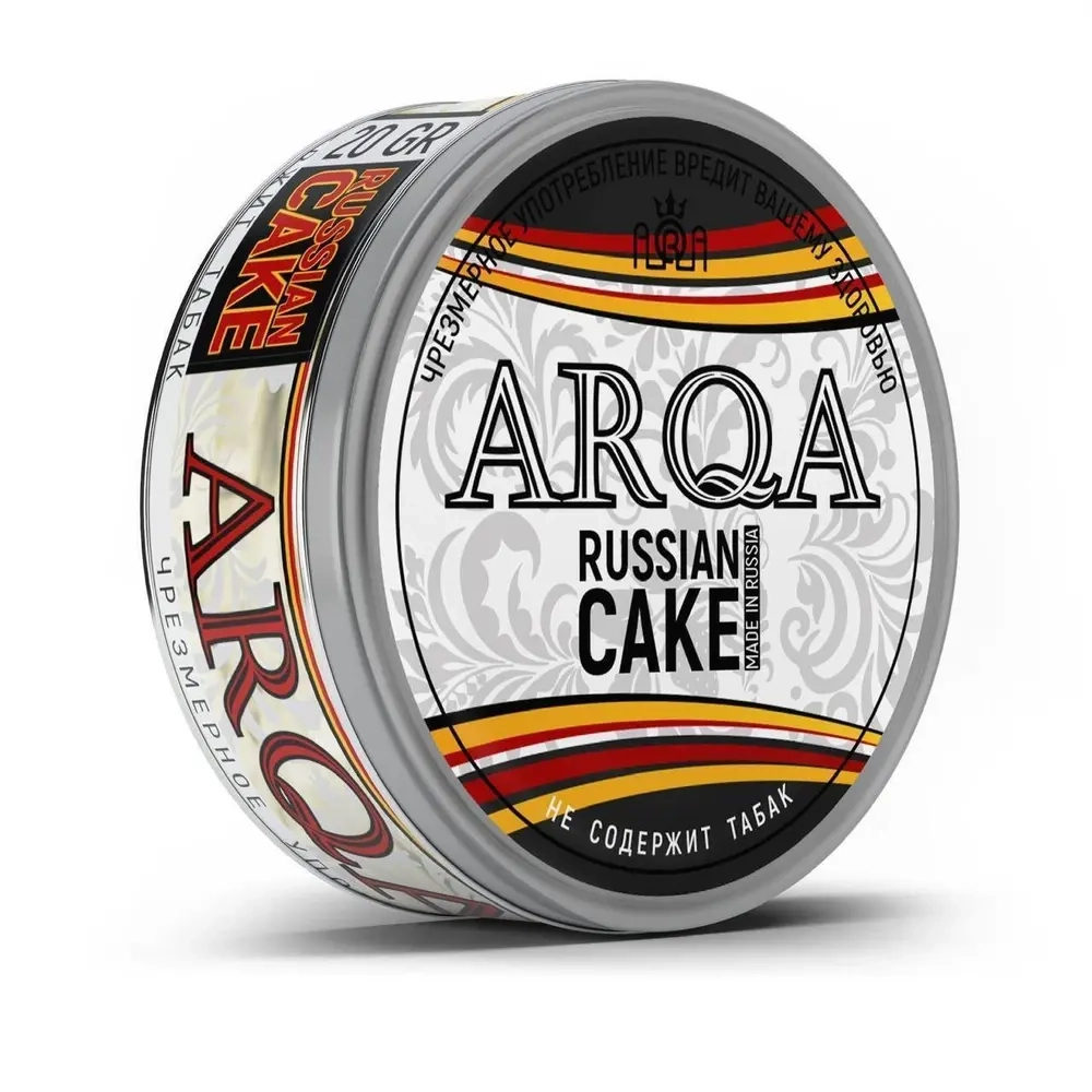 Снюс ARQA RUSSIAN CAKE (70 МГ) - ЯГОДЫЙ ПИРОГ, КОРИЦА