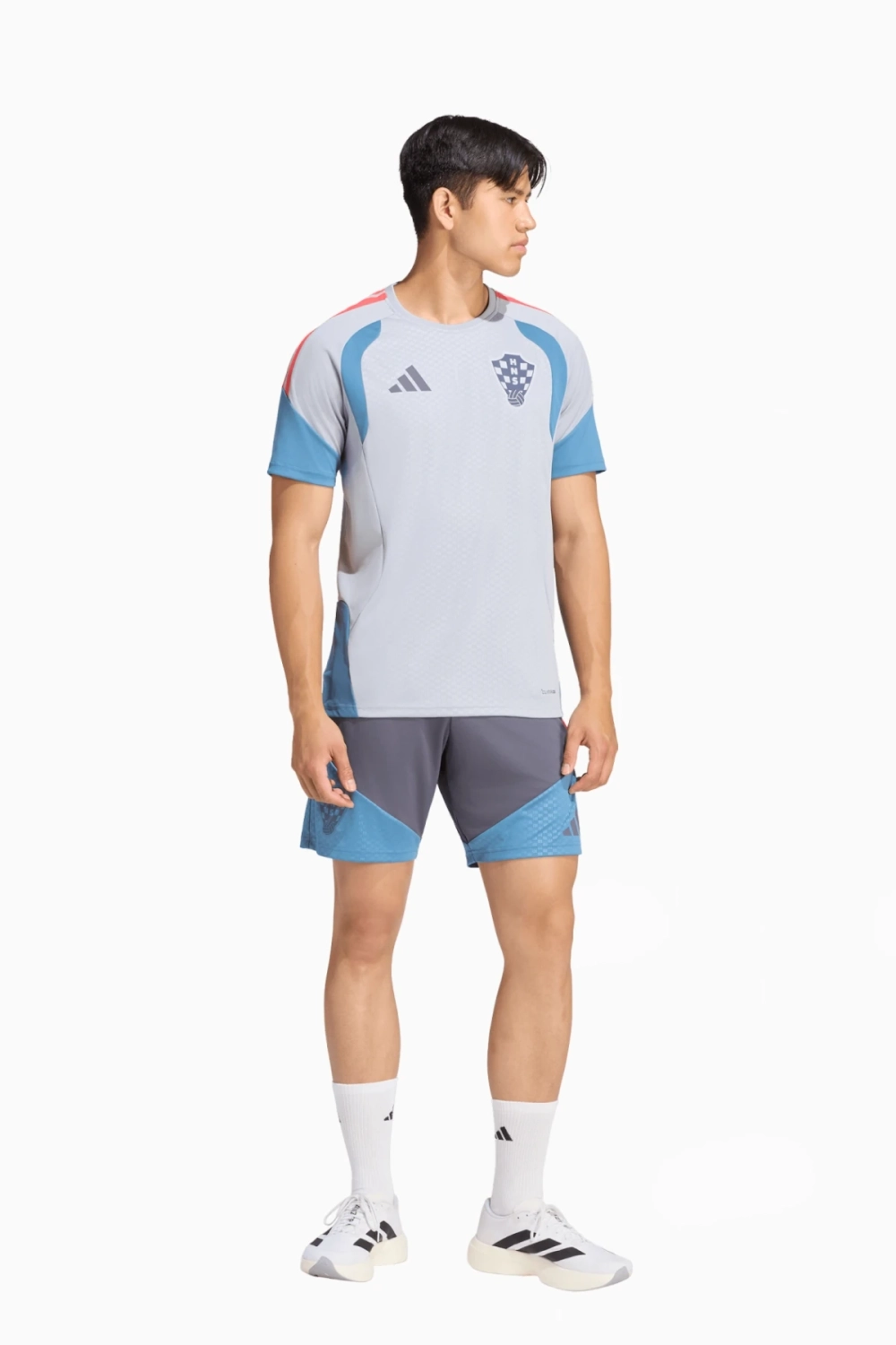 Футболка adidas Croatia 2026 Tiro Training - серый
