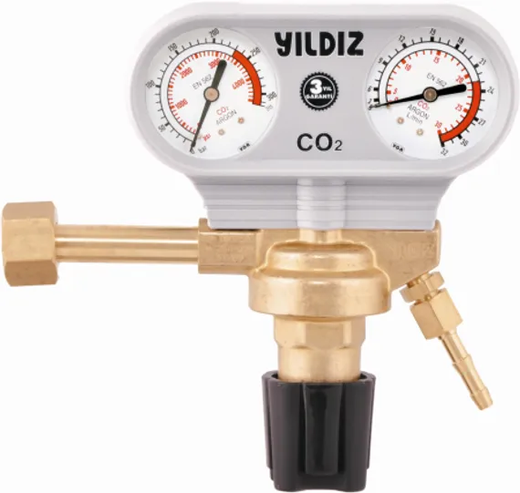 Газовый регулятор углекислотный серии ProReg 5350 SV, YILDIZ GAZ (Турция)