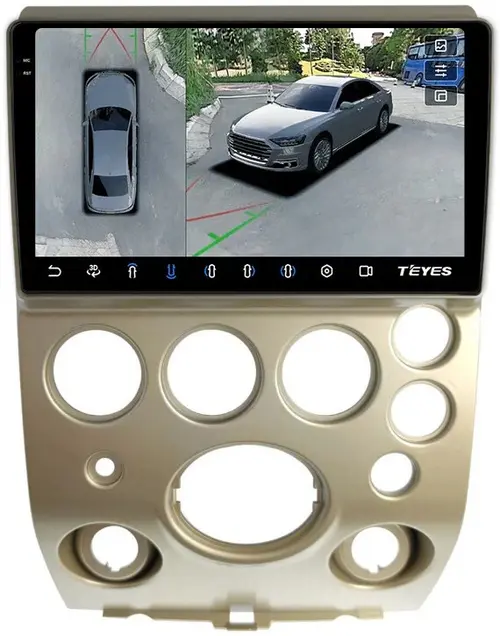 Магнитола для Infiniti QX56 JA60 2004-2007 (поддержка Bose) - Teyes CC3-2K-360 монитор 9.5" 2K QLED на Android 10, Быстрая, CarPlay, 4G SIM-слот, 4 камеры в комплекте