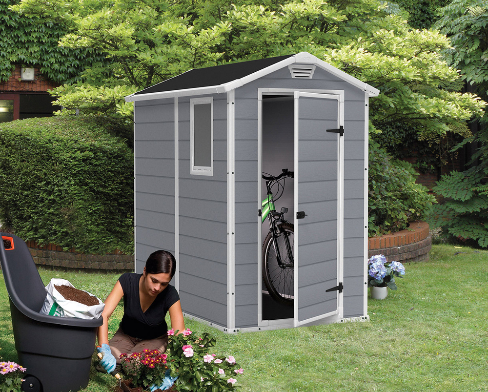 Пластиковый сарай Keter Manor 4x6