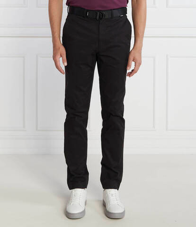Чиносы + пояс MODERN TWILL Calvin Klein - черный(K10K110979)