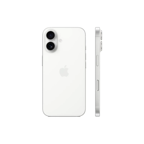 Смартфон Apple iPhone 16 256GB, Dual Sim, White (Белый)