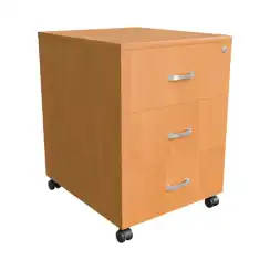 Тумба мобильная с 3-мя ящиками ТФ210, 410х480х570, ольха