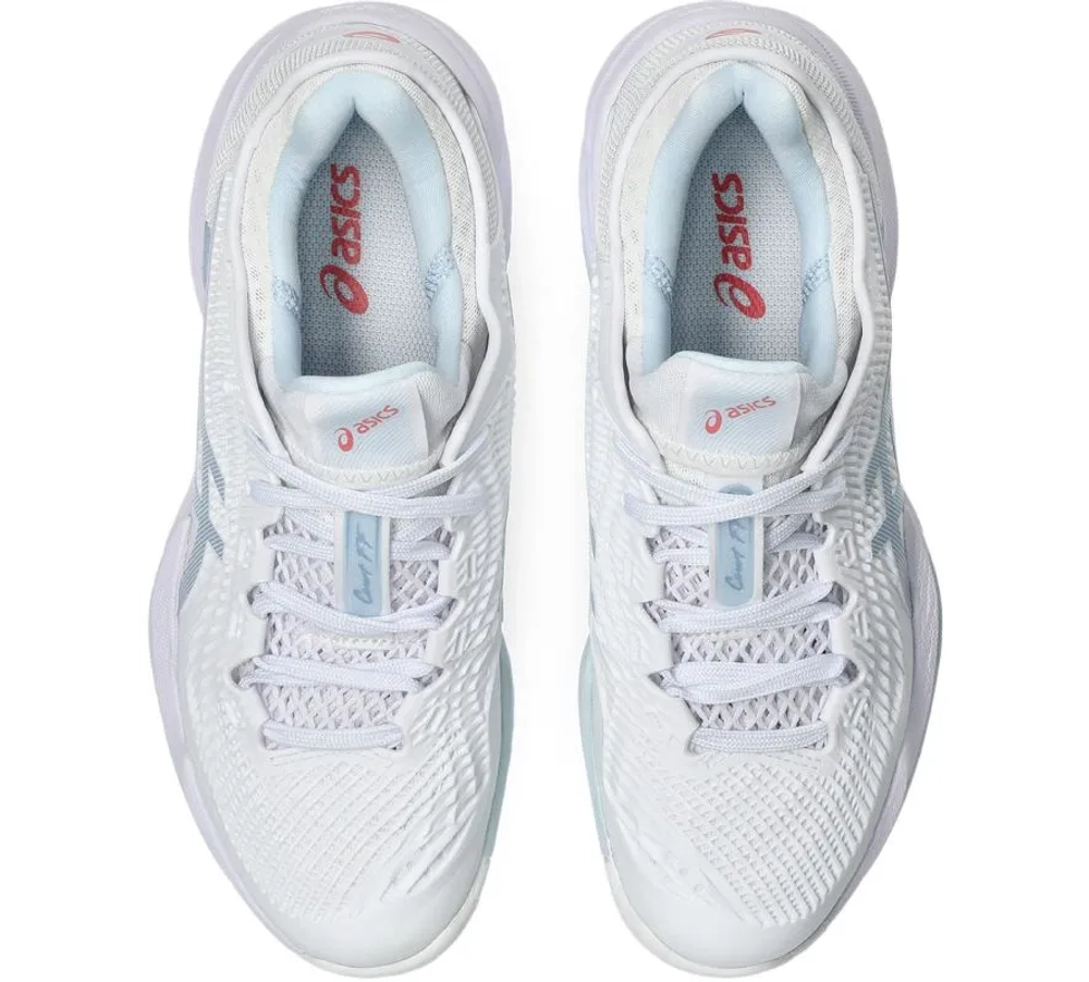 Женские теннисные кроссовки Asics Court FF 3 - white/sky