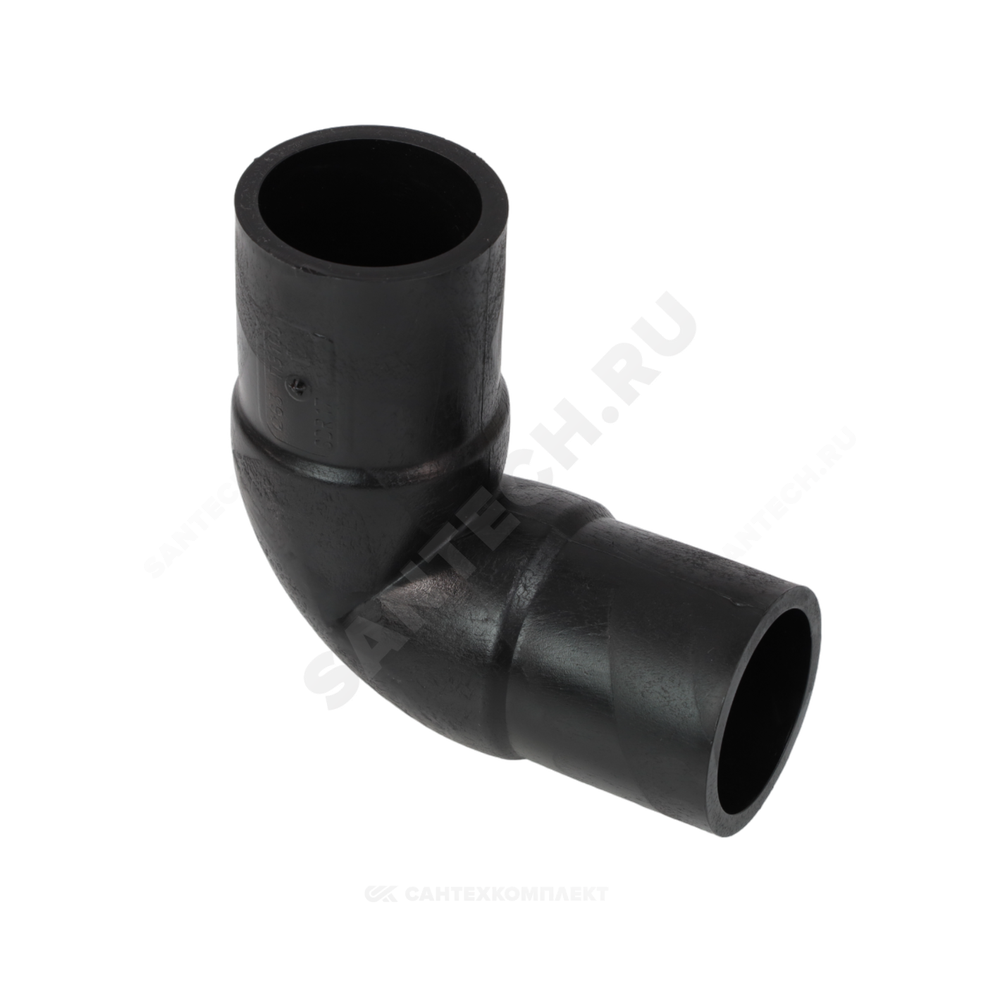 Отвод спигот ПЭ100 Дн 160х90гр Ру10 SDR17