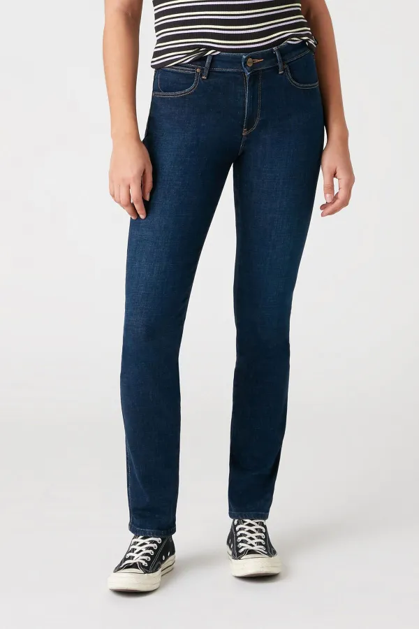 Джинсы женские WRANGLER SLIM NIGHT BLUE
