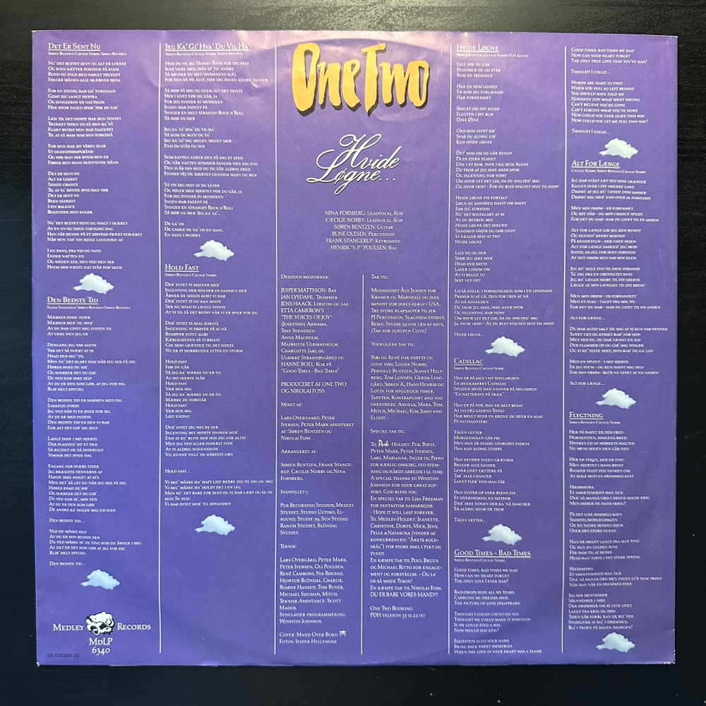 One Two- Hvide Logne (Голландия 1989г.)