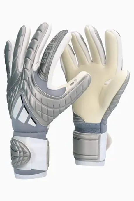 Вратарские перчатки adidas Copa Pro Fingersave - серебряный
