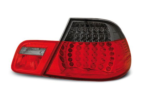 Задние фонари Bmw 3 E46 red smoke led