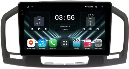 Магнитола для Opel Insignia 2009-2013 (взамен CD300 и CD400) - FarCar S280 монитор 9.5" IPS на Android 13, CarPlay