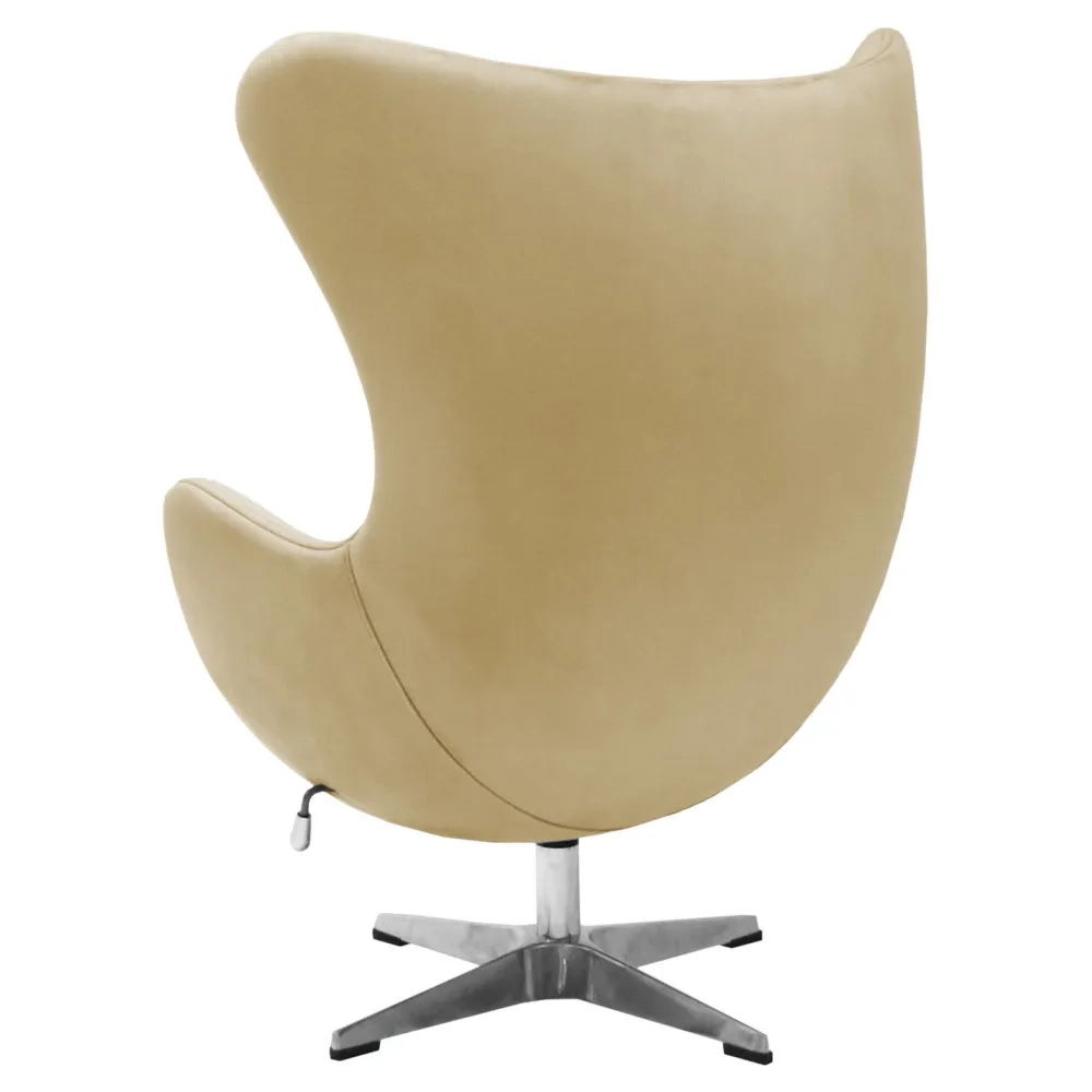 Кресло Bradex Home EGG STYLE CHAIR карамельный, искусственная замша
