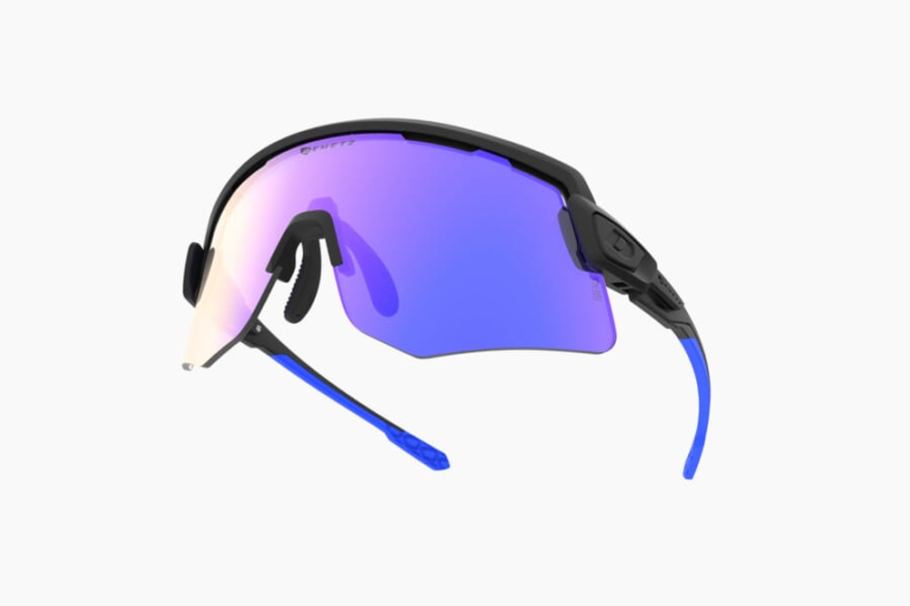 Спортивные очки с диоптриями Demetz Suit / Black Mat/ Blue Mat Brown With Photochromic Blue Mirror Cat. 1a 3