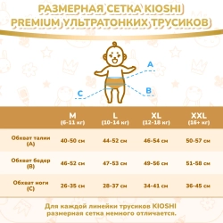 Трусики-подгузники Kioshi Premium XL 36шт