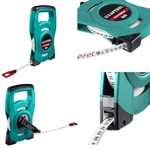 Мерная лента геодезическая стальная KRAFTOOL EXTREM 50 м 34185-50