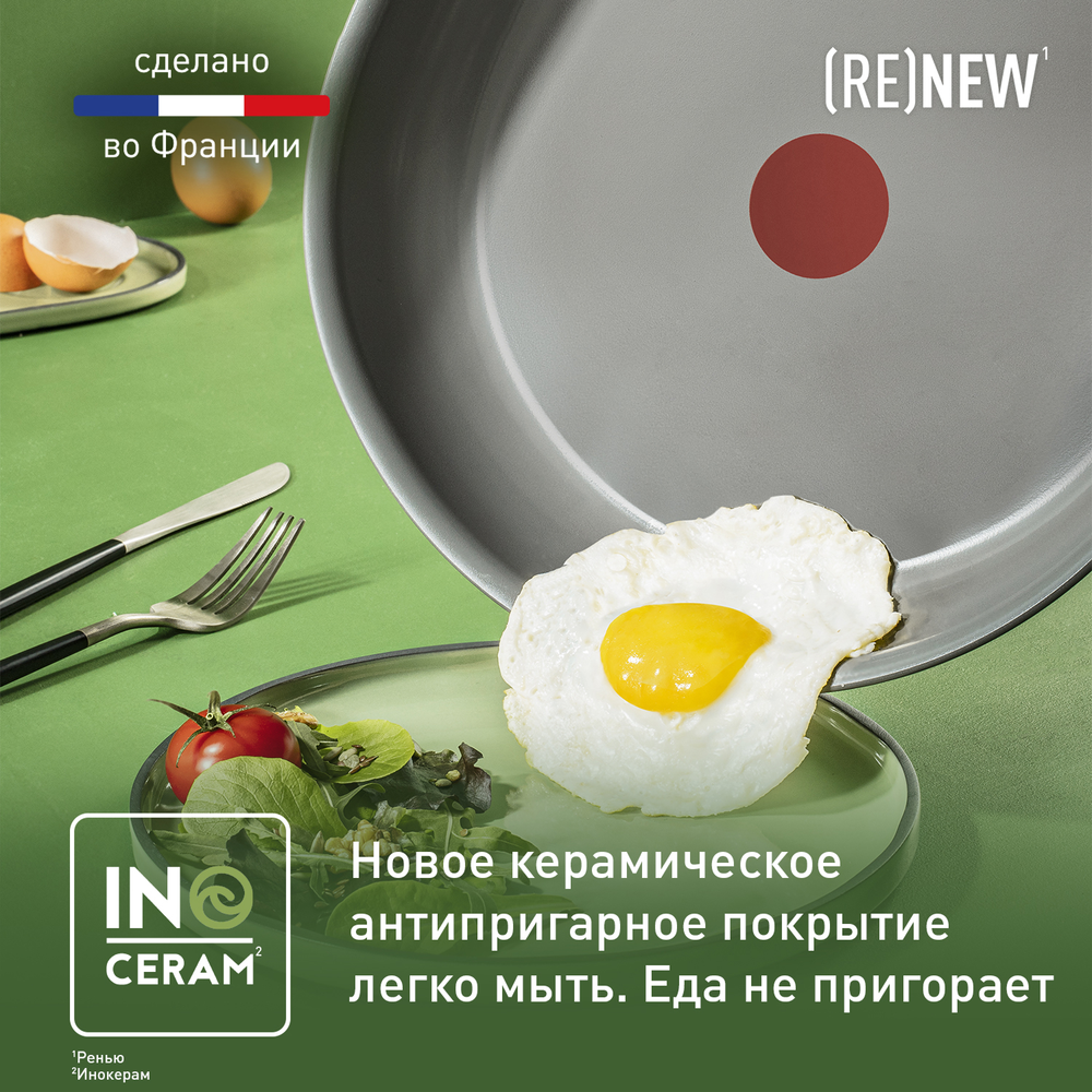 Сковорода Tefal Renew 24 см C4250413