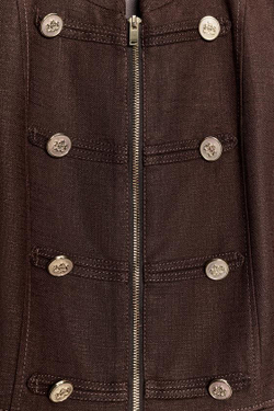 ZARA ЖИЛЕТ НА МОЛНИИ, КОРИЧНЕВЫЙ