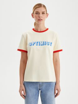 Женская футболка OPTIMIST - folly dot.