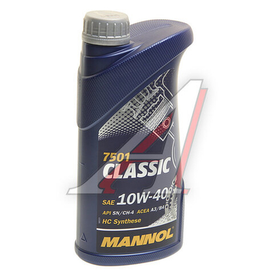 Масло моторное п/с. 7501 MANNOL CLASSIC 10W40 1 л. 1100