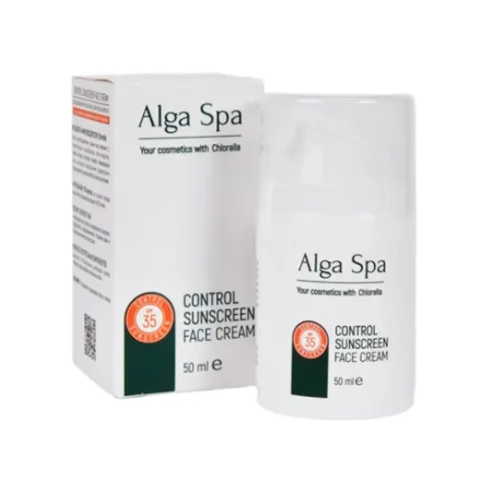 Крем Alga Spa cолнцезащитный для лица, шеи и зоны декольте "CONTROL SUNSCREEN FACE CREAM" SPF 35, 50мл