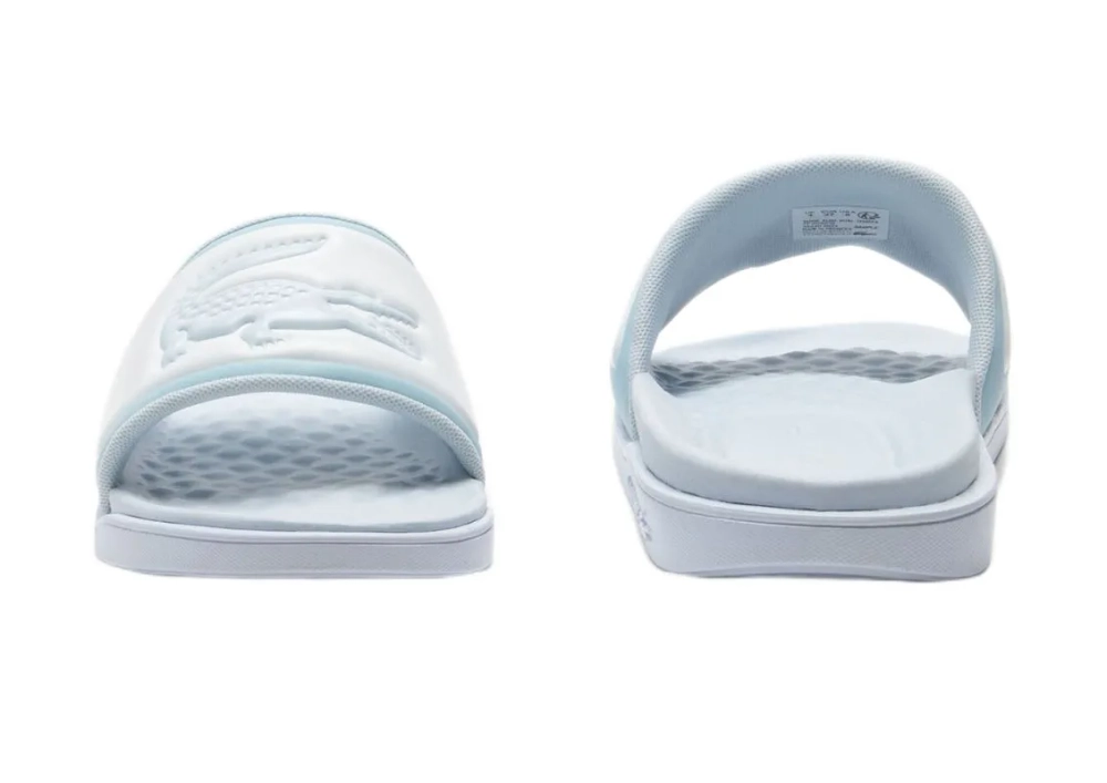 Сланцы Lacoste Serve Slide Dual - white/light blue