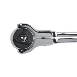 KING TONY (3752-09G) Трещотка 3/8", 235 мм, 72 зубца, дисковый механизм, поворотная голова с кнопкой