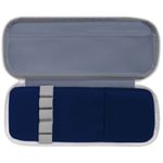 Пенал мягкий прямоугольный 2 отделения 220х80х50 Berlingo Classic blue, ткань