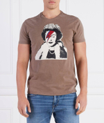 Футболка BANKSY QUEEN GUESS - коричневый(M3RI1U KBDL0)