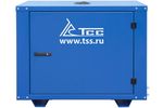 Бензогенератор TSS SGG 6000EHNA в погодозащитном кожухе МК-1.1 - [6 кВт / 26 А]