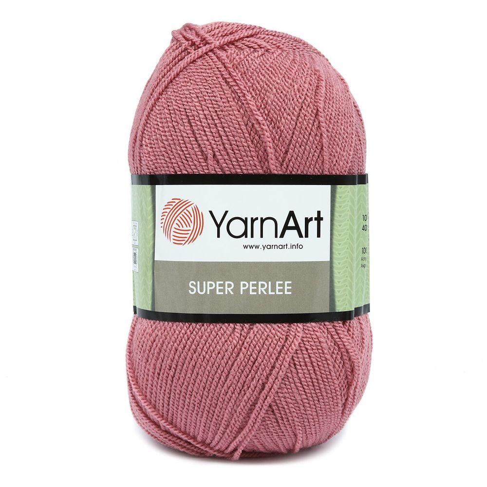 Пряжа YarnArt (ЯрнАрт) Super Perlee / уп.5 мот. по 100 г, 400м, 3017 сухая роза
