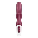 Бордовый вибратор-кролик 21,2см Satisfyer Love me