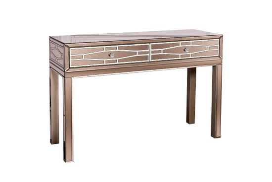 KFG038 Консоль зеркальная, 2 ящика 120*42*80см