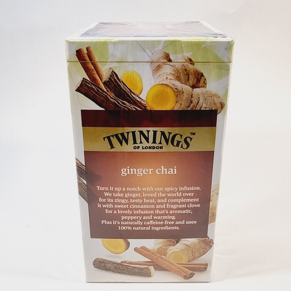Чай пряный TWININGS Infuso Ginger Chai Имбирь 20 пакетиков 40 г (из Финляндии)