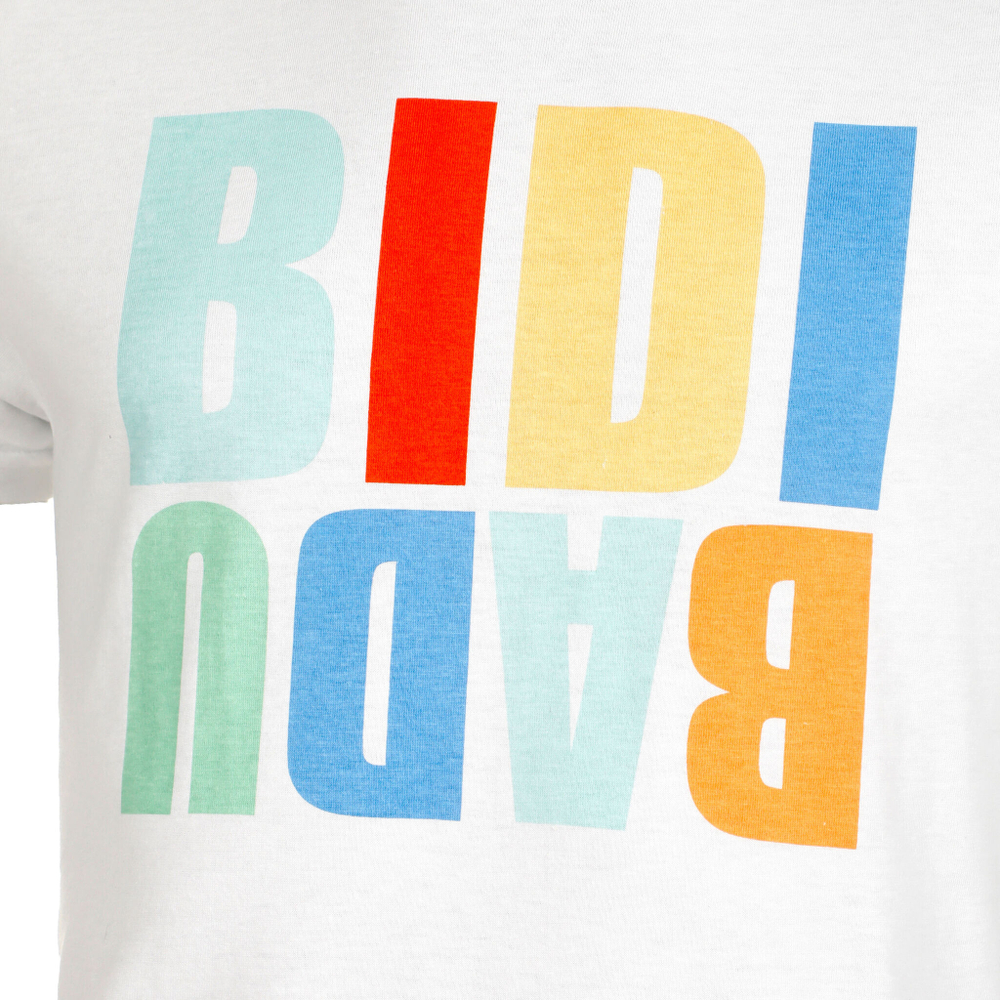 Мужское теннисное поло BIDI BADU Paris Chill T-Shirt Men - White, Multicoloured