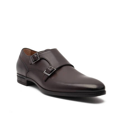 Кожаные монки kensington BOSS BLACK - коричневый(50474002)