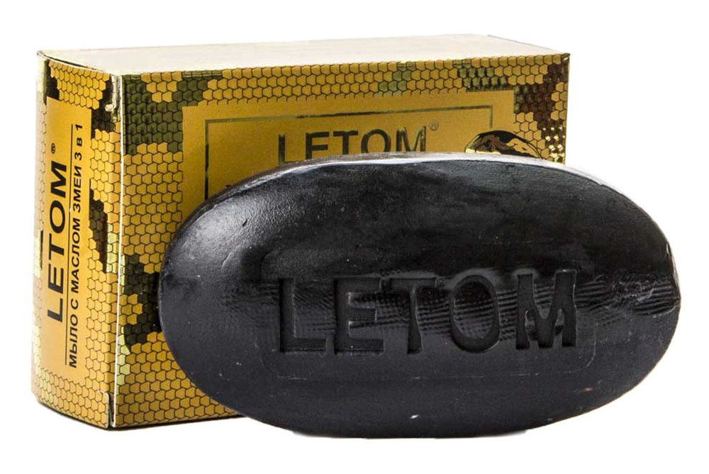 LETOM Мыло с маслом змеи 3 в 1, 135 гр (15019)