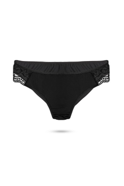 Трусики с вибромассажером для стимуляции клитора Vibrating Briefs Черный