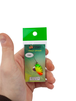 Блесна Fish Crystal TOMI 24 мм 2.5 г на форель цвет 95