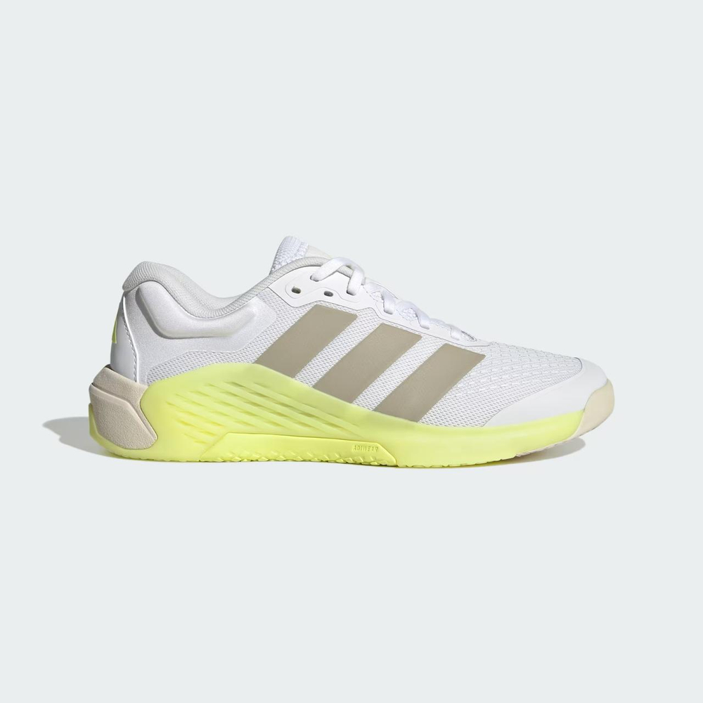 Кроссовки женские adidas Dropset 4 (Бело-Лимонные) - KJ6601