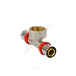 Тройник МП латунь никель пресс Дн 20х3/4"х20 ВР ГОСТ 32415-2013 8011 Aquasfera 8011-03