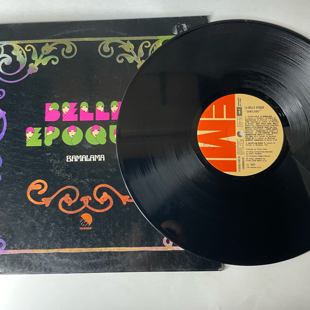 Винтажная виниловая пластинка LP Belle Epoque Bamalama (Италия 1977)