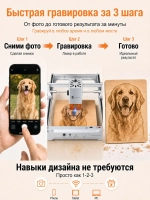 Carverall K15PRO-12W лазерная гравировка станок/С усилителем высоты. Товар уцененный