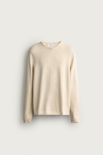 ХЛОПКОВЫЙ СВИТЕР СВОБОДНОГО КРОЯ С V-ОБРАЗНЫМ ВЫРЕЗОМ — ZARA