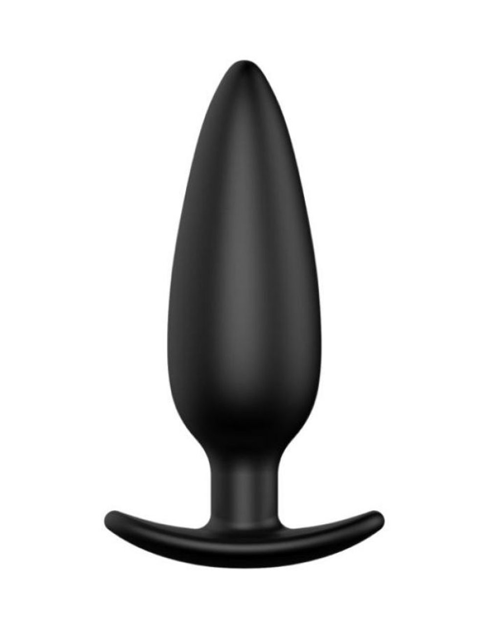 Черная анальная пробка №07 Self Penetrating Butt Plug - 12 см.