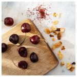 Свеча ароматическая IKEA KOPPARLONN (КОППАРЛОНН), Вишня, миндаль и шафран, Коричнево-красный, 45 часов