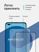 Защитное стекло ROSCO для Oppo Reno4 Lite;OPPO Reno5 Lite;OPPO A74 4G;OPPO Reno5;OPPO Reno6 оптом (арт. OPPO-R4L-FSP-GLASS-BLACK)